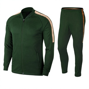 Unisex Gray Polyester/Cotton Loose-Fit Tracksuit Set Hooded Sweatshirt <b>Joggers</b> <b>White</b> Side Stripes Casual Sportswear for Adults - Product Image 2