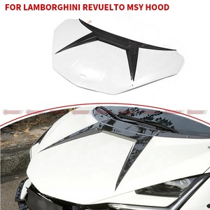 Capot moteur en fibre de carbone sèche pour Lamborghini Revuelto, mise à niveau au style MSY - Product Image 4