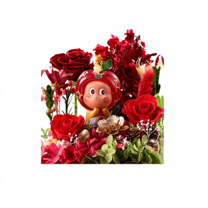 Regalo di Natale per Fidanzata/ Moglie Bubble Mart Star People Giocattolo Cartoon a Tema Vegetale Fiore Eterno Ornamenti Creativi - Product Image 1