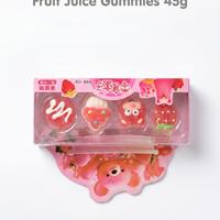 Sucettes Gélifiées à la Fraise en Boîte Fenêtrée 45g, Lot de 4, Goût Fruité, Dessin Animé, Vente en Gros, Snack, Marque Privée