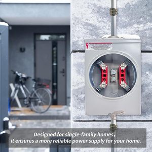 Presa per Contatore Elettrico Residenziale 125A / Base per Contatore Elettrico - Product Image 5