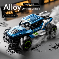 Voiture RC tout-terrain 4D-Y3 double mode 4x4 en métal, évitement d'obstacles 150 m, contrôlée par application 2,4 GHz, presque prête à l'emploi intérieur/extérieur