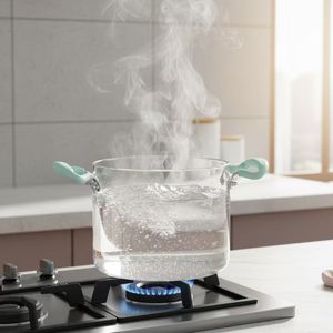 Olla de Vidrio de Borosilicato de Alta Calidad con Doble Asa para Uso en Fuego Abierto, Hornos de Microondas y Hornos Convencionales, Venta al Por Mayor Personalizada - Product Image 3