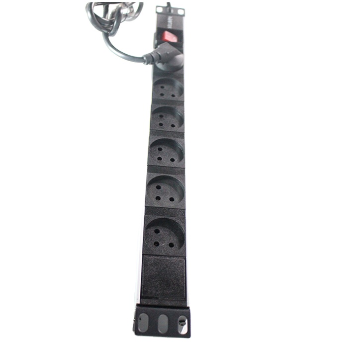 Горизонтальная установка PDU серии Израиль, алюминиевый корпус, 16 А, 250 В