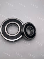 Roulements à billes à gorge profonde 6006, 6007, 6008, 6009, 6010, étanches 2RS/ZZ, en acier Gcr15, haute précision, faible bruit pour moteurs et pompes