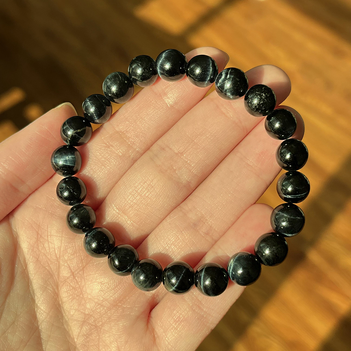Bracelet Oeil de Tigre Gris