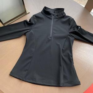 Vente en gros de t-shirts à manches longues pour femmes AL0 personnalisés, de haute qualité, pour l'été, ensemble de vêtements de sport, tenue de <span class=keywords><strong>yoga</strong></span> - Product Image 2