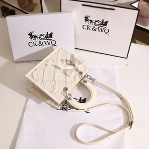 Sac à bandoulière matelassé blanc à volants pour <span class=keywords><strong>femme</strong></span>, style mini, nouvelle collection 2026 - Product Image 5