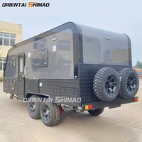 Mini Camping Voyage Tente Arrière-Pliant En Aluminium Caravane Moteur Maison Léger Portable Caravane Remorque