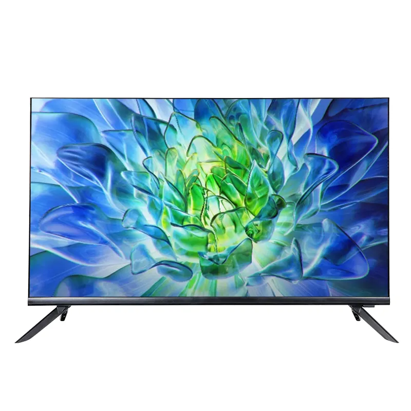 Televizyon fabrika özelleştirilmiş marka yüksek kalite LED TV 24 32 43 inç full HD 4k LCD TV satılık