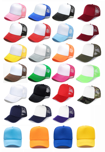 2023 thăng hoa khoảng trống đầy màu sắc bóng chày lưới cap 6-Panel hat 100% polyester đồng bằng unisex phổ biến người lớn hình ảnh - Product Image 4
