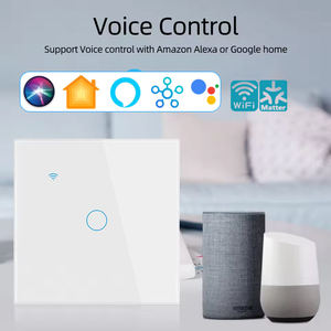 Interruptor Inteligente MT-SW-EU, Interruptor de Luz Táctil Mate WiFi Compatible con Alexa, Google Assistant, HomeKit y SmartThings - Product Image 2