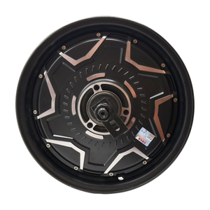Qsmotor 12 "v7 3000w אולם כפול 40h משופר ברשוך דיסק בלם מנוע ie4 יעילות ip55 אופניים חשמליים עמיד למים - Product Image 4
