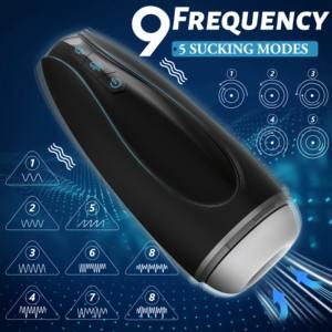 <span class=keywords><strong>Masturbador</strong></span> Automático Masculino de Alta Calidad con 9 Frecuencias, Copa de Masturbación Masculina de TPE Suave, Impermeable, con Vibración Eléctrica - Product Image 4