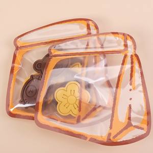 Sac d'emballage alimentaire épais, transparent et refermable, pour biscuits faits maison, pâtisseries flocon de neige, et en-cas chocolatés. - Product Image 4