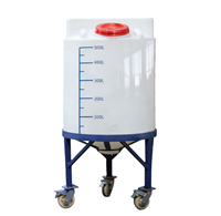Réservoir de mélange en plastique LLDPE de haute qualité, résistant aux produits chimiques, 120 L, avec agitateur, moteur, paroi de 6 mm d'épaisseur, longue durée de vie, ISO9001