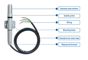 Nhiệt độ và độ ẩm Transmitter tht02 nhiệt độ độ ẩm cảm biến RS485 đầu ra đầu dò - Product Image 3