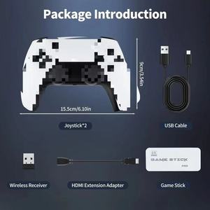 M15 Mini <span class=keywords><strong>TV</strong></span> 64G Consola de juegos portátil Gamepads inalámbricos 20000 + Juegos Retro HD Dos jugadores PS1 Video Gamers Stick para Video Gamers - Product Image 3