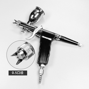 Aérographe à alimentation par gravité avec buse de 0,5 mm pour figurines, réparation de meubles, outils de peinture automobile - Product Image 1