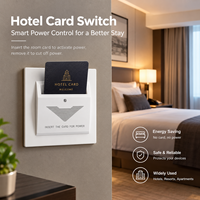 Interrupteur de carte hôtelière haute fréquence 20A 45A de haute qualité, vente en gros directe usine, pour hôtel intelligent, interrupteur d'économie d'énergie pour carte hôtelière