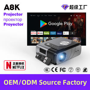 Proyector LED OEM de 1200ANSI Lúmenes, 4K, Cine en Casa, Certificado por Google, Android <span class=keywords><strong>TV</strong></span> con Funciones de Voz Inteligentes, Portátil - Product Image 5