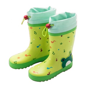 <span class=keywords><strong>Bottes</strong></span> <span class=keywords><strong>de</strong></span> <span class=keywords><strong>pluie</strong></span> imperméables en caoutchouc pour enfants à la mode personnalisée Cartoon pour enfants - Product Image 2