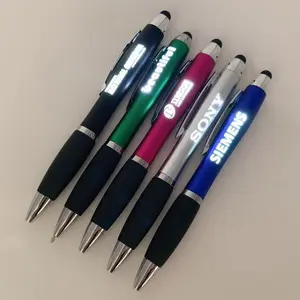 Personalized Promotion Gifts LED Light Up logo Gel Pen