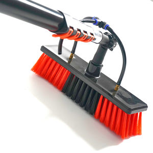 Cepillo de Limpieza de Ventanas <span class=keywords><strong>Boris</strong></span>, Ligero, Telescópico, de Aluminio, de 35 pies, Ecológico, con Mango de Metal y Cerdas de Nailon - Product Image 2