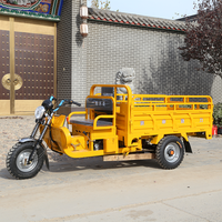 Tricycle à essence pliable avec boîte de chargement, logo personnalisable, Aboboyaa, pour la vente ambulante et le transport