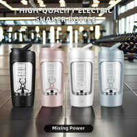 Bouteille de shaker électrique portable de 650 ml pour la salle de sport, stockage intelligent de protéines électroniques avec bouteille de shaker portable pour une utilisation en cuisine