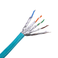 Cable de red de par trenzado blindado al mejor precio de alta velocidad Cable de red Lan Cat7 SSTP con 305m 4 pares 8 núcleos