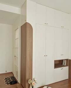 Modern Built in <b>Wardrobes</b> System Furniture Designs Luxury <b>Sliding</b> <b>Door</b> Wall Storage <b>Wardrobe</b> Wooden Walkin Closet for Bedroom - Product Image 4