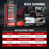 Entrepôt USA UE Kingbolen Ediag Plus Scanner de diagnostic de voiture OBD OBD2 Outils Bluetooth Protocole CANFD Tous les systèmes de codage ECU