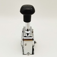 Machine à Numéroter les Pages, Automatique, Métallique, Robuste, Personnalisable, à Numérotation Séquentielle, Encreur Automatique, pour Tampon Dateur Personnalisé à 8 Chiffres