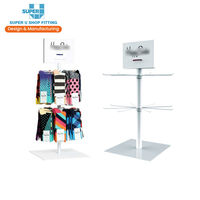Support de présentation de chaussettes de style moderne, présentoir de chaussettes sur table, présentoir de chaussettes de comptoir, meubles de présentation de chaussettes Super U