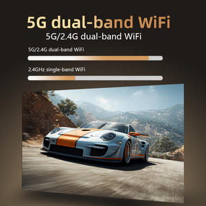 Proyector LED Inalámbrico WiFi 5G Portátil Mini Android 14 Original de Fábrica para Cine en Casa, Video, Campamento al Aire Libre, Películas, con Rotación - Product Image 3