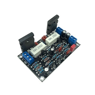 2SC5200+2SA1943 150W DC 35V C1-001 Professional HIFI Mono Finished Rear Audio Power Amplifier Board High Power
