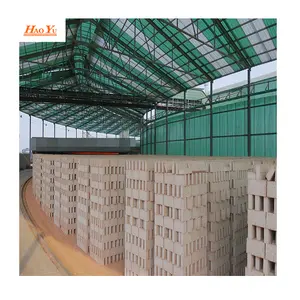 Lini Produksi Pabrik Bata Kiln Putar Seluler untuk Produksi Massal Bata Tanah Liat dan Bata Bakar