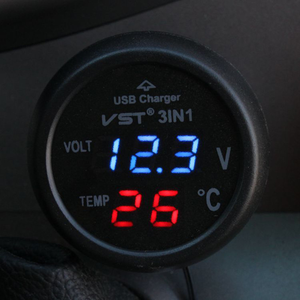 12 В/24 В цифровой автомобильный вольтметр - Product Image 2