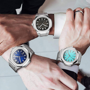Ensemble de montres pour hommes, étanches, mécaniques, de luxe, en acier inoxydable, de haute qualité, sportives, personnalisées, pour affaires, fournisseur en gros - Product Image 6