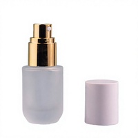 Botol Roller Kaca Bening/Buram 15ml 50ml dengan Pipet Stainless Steel, Sablon Sutra, Merek JIHUA, untuk Minyak Atsiri, Parfum, dan Lip Oil