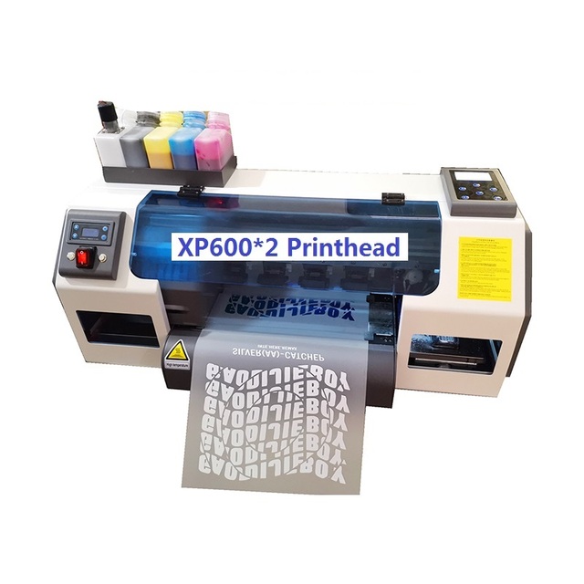 CADLINK RIP Dtf Software Support XP600 L130 43cm Dtf Printer Machine for Printing A3 Provided Pigment Ink Semi-automatic 500ml