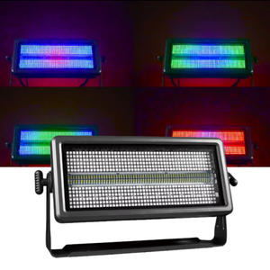 2025 nueva llegada 400W DMX etapa luz estroboscópica 24 segmentos RGB 3 en 1 impermeable IP65 fuente de luz LED - Product Image 1