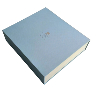 Tùy chỉnh chất lượng cao đám cưới giấy bao bì sang trọng từ hộp quà tặng vuông Bronzing Ribbon Nắp mờ không thấm nước cao cấp - Product Image 2