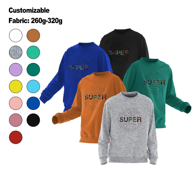 Hot Koop Custom Zware Katoen Lente Plus Size Multi Kleur Hoodie Afdrukken Ademend Comfortabele Mannen Truien