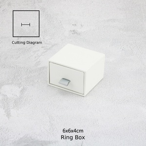 Custom Jewelry <b>Earring</b> Bracelet Sliding Jewelry <b>Boxes</b> <b>Gift</b> Packaging Drawer Sliding Paper Box with Pouch - Product Image 4