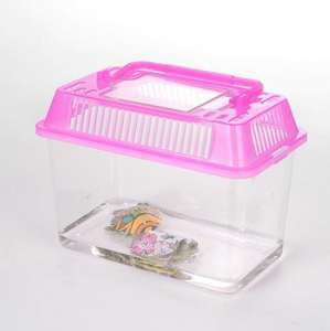 Farklı renkler sürüngen kafesleri kaplumbağa kafesleri balık kafes taşıyıcı - Product Image 1