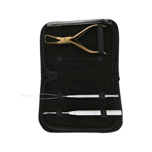 Kits de pinces à extensions de cheveux en acier inoxydable de haute qualité, personnalisables, service OEM, vente en gros - Product Image 4