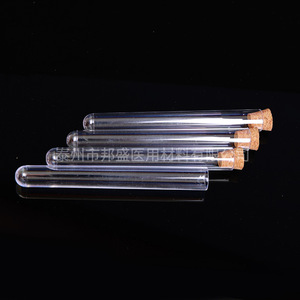 Tubos de Ensayo de Plástico Taizhou Bangsheng 12*75 12*100 15*150 20*150 con Tapones de Corcho para Uso en Laboratorio - Product Image 1
