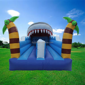 Platform balap mengambang tiup yang dapat disesuaikan untuk dewasa reli hiu rumah taman air resor pulau hiburan diproduksi - Product Image 1